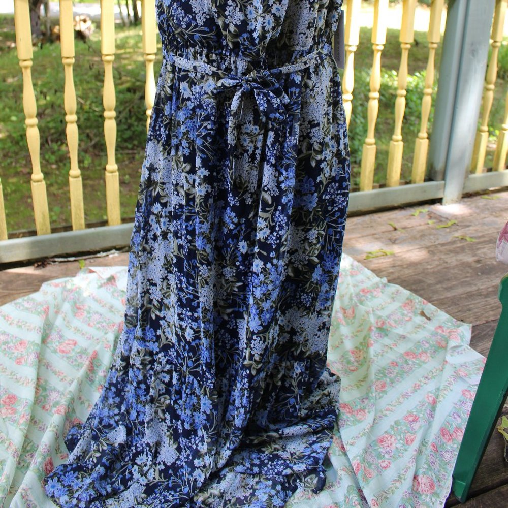 NWT Emma & Michelle Floral BoHo Dress Summer Size L - Picture 2 of 12
